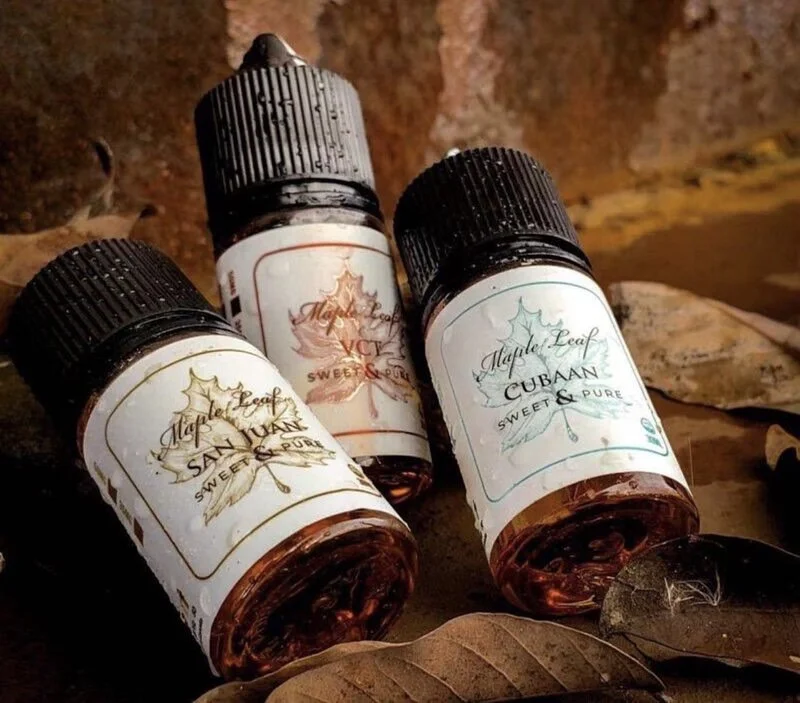 MAPLE LEAF 加拿大楓葉煙油 30ML|35MG/50MG尼古丁鹽|經典煙草/VCT/雪茄風味|小煙專用注油煙油-VAKA糖果雲煙館