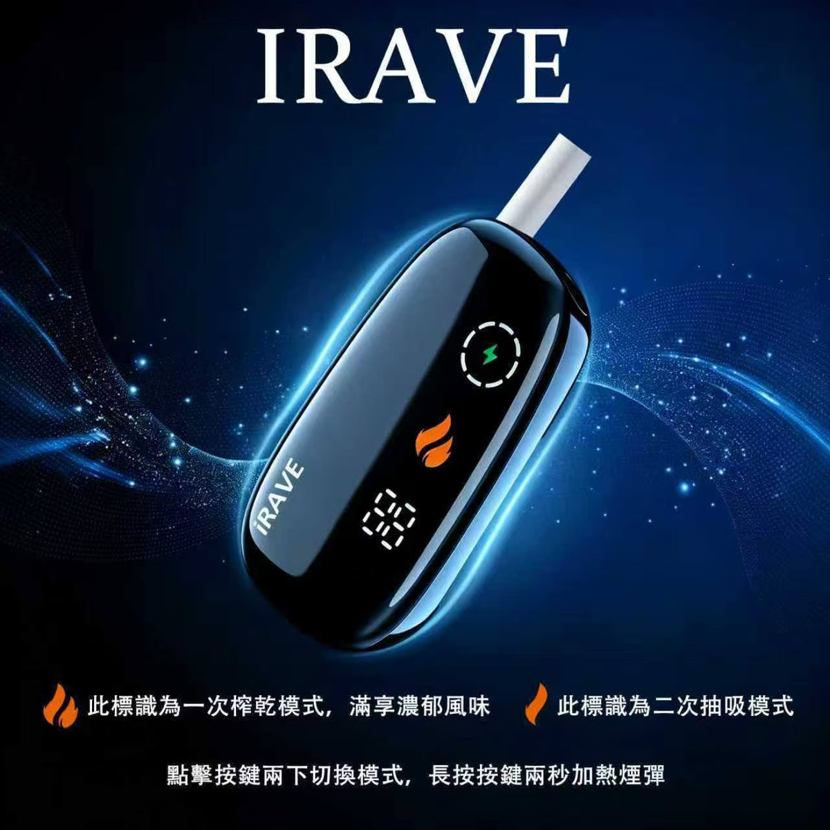 IRAVE二回機|外部加熱、環繞加熱|TEREA煙彈適用|現貨秒發